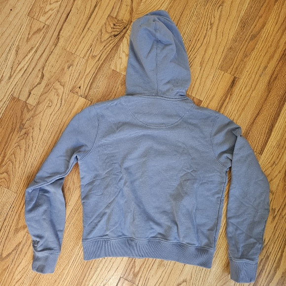 Coach $225 Size M Patch Hoodie Blue Fitted Designer Luxury Cotton Spring Unique - Picture 5 of 6